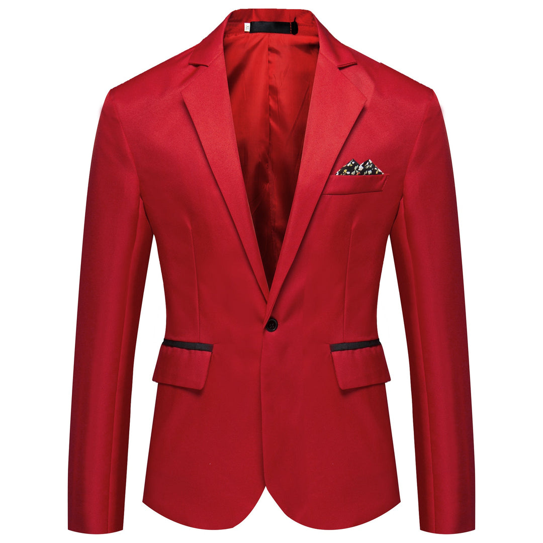 Men's Fashionable and Elegant Suit Jacket with Satin Finish Lune London