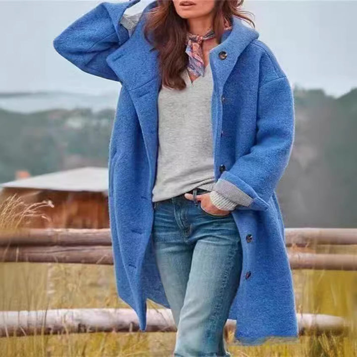 Ladies Oversized Wool Coat Amarae