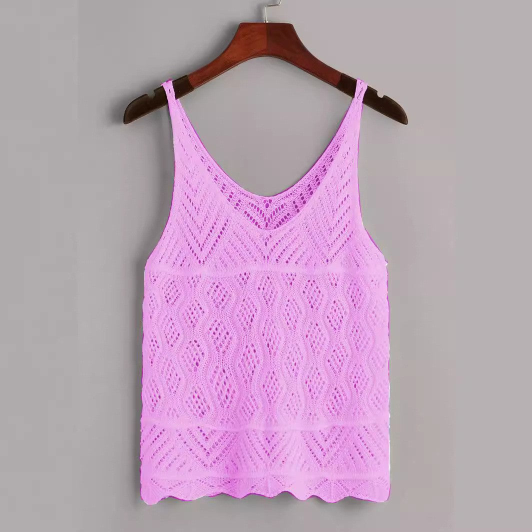 Women lightweight crochet top Amarae