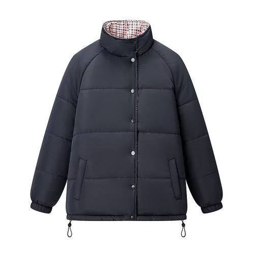 Veste matelassée de mode féminine au style urbain avec col montant et poches pratiques Chic & Stil