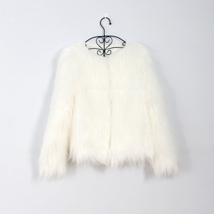 Ladies Cozy and Stylish Faux Fur Jacket Lune London