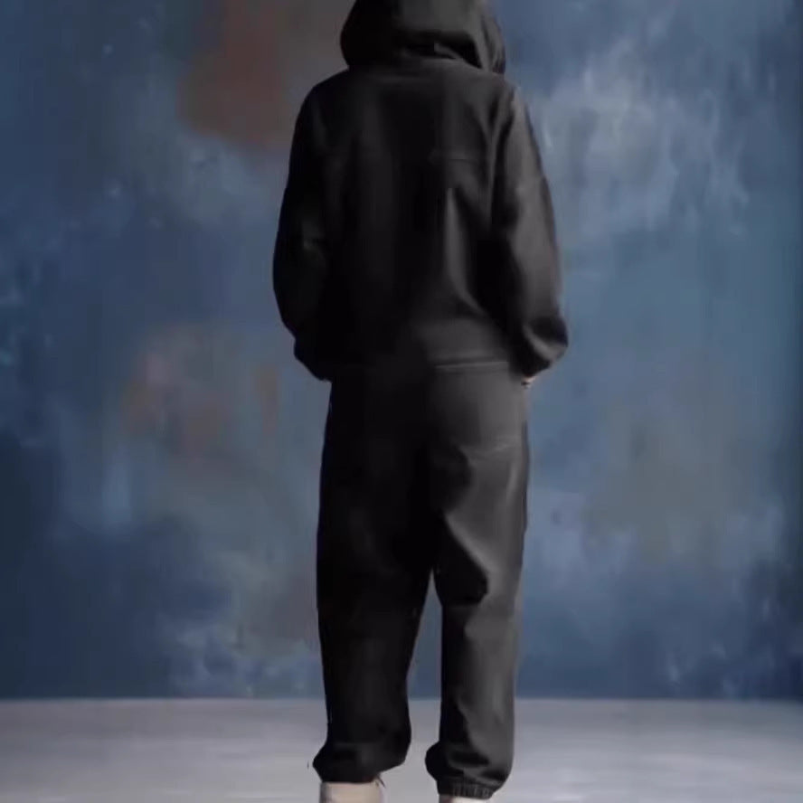Combinaison en denim décontractée pour femmes avec capuche et poches pratiques Chic & Stil