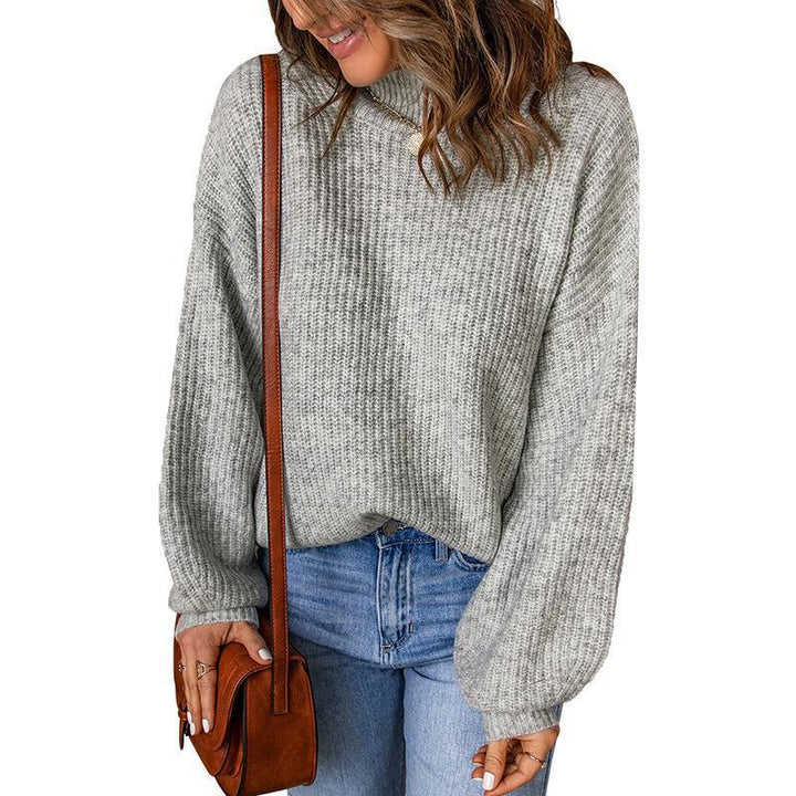 Chunky knit sweater for women with relaxed fit and wide sleeves Lune London