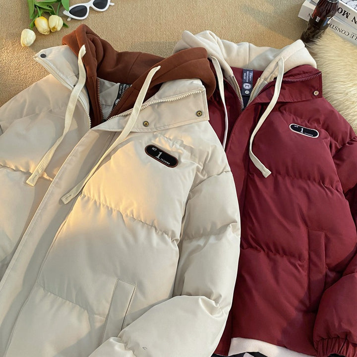 Ladies stylish quilted jacket with integrated hoodie Amarae