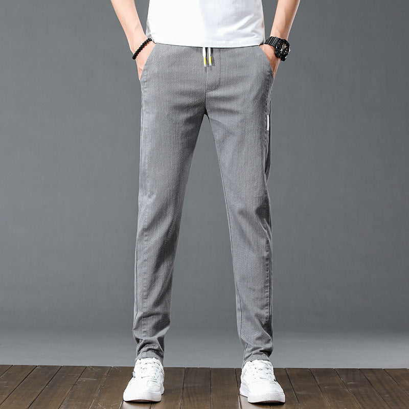 Casual cotton pants for men with adjustable waist and practical pockets Lune London