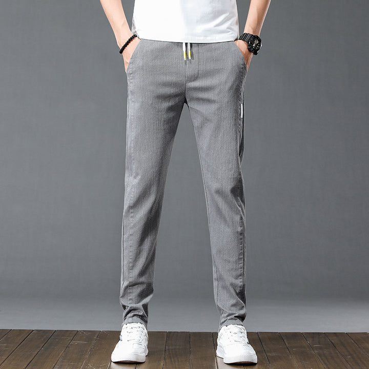 Casual cotton pants for men with adjustable waist and practical pockets Lune London