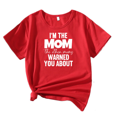 Women Casual Mama Slogan T-shirt Amarae