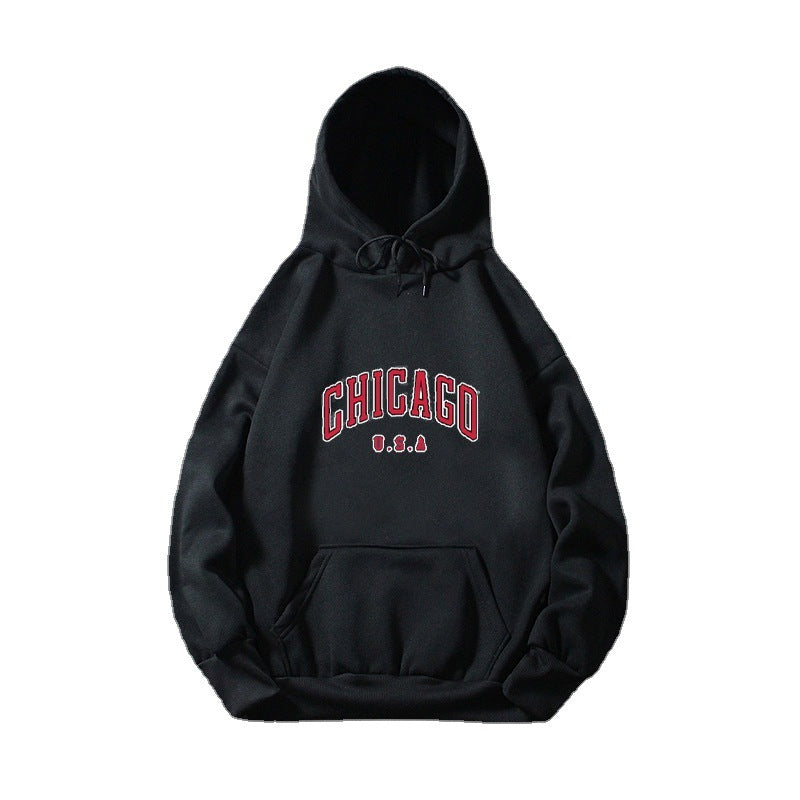 Women’s hoodie with urban Chicago print Chic & Stil