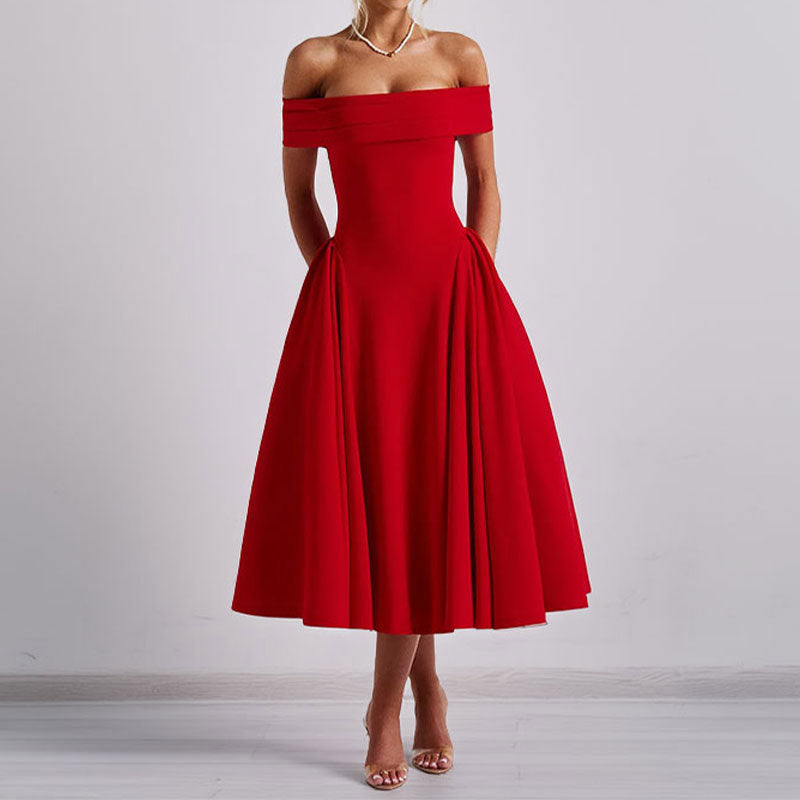 Robe de soirée léopard pour femme Chic & Stil