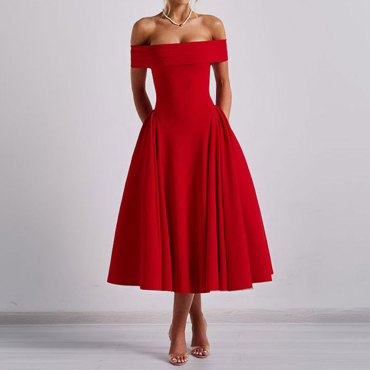 Robe de soirée léopard pour femme Chic & Stil