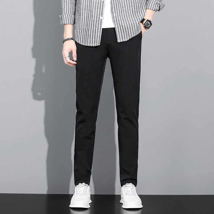 Slim-fit chino pants for men with side pockets Lune London