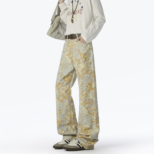 Trendy men's harem pants with a unique pattern and a comfortable fit Amarae