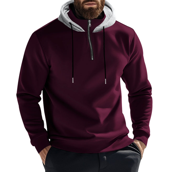 Men's hoodie with modern zipper and stylish cut Lune London