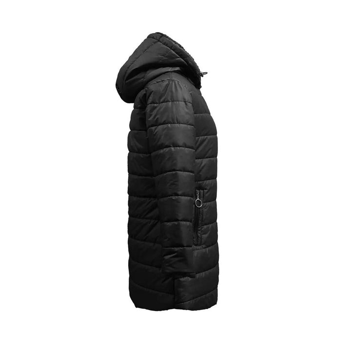 Ladies long winter coat with soft inner lining Lune London
