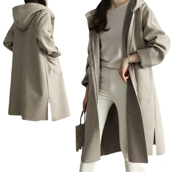 Fashionable women's hooded coat made of high-quality fabric Lune London