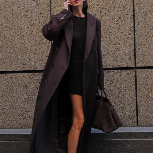 Ladies Long Oversized Chic Jacket and Style