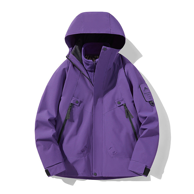 Unisex Waterproof, Breathable Hardshell Outdoor Jacket with Hood Amarae