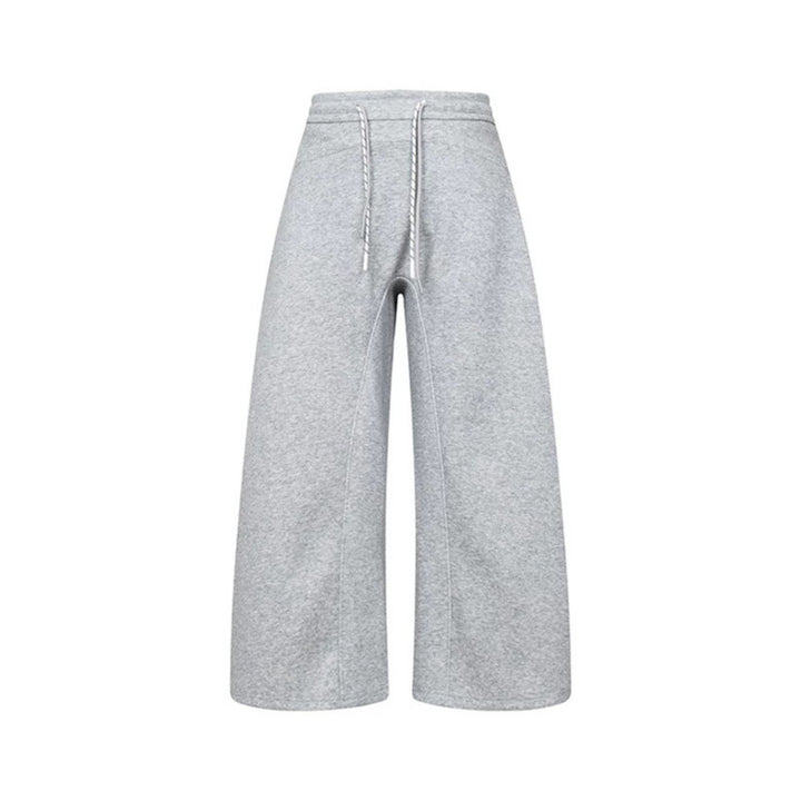 Women's Culotte Sweatpants with High Waist, Drawstring and Wide Leg Fit