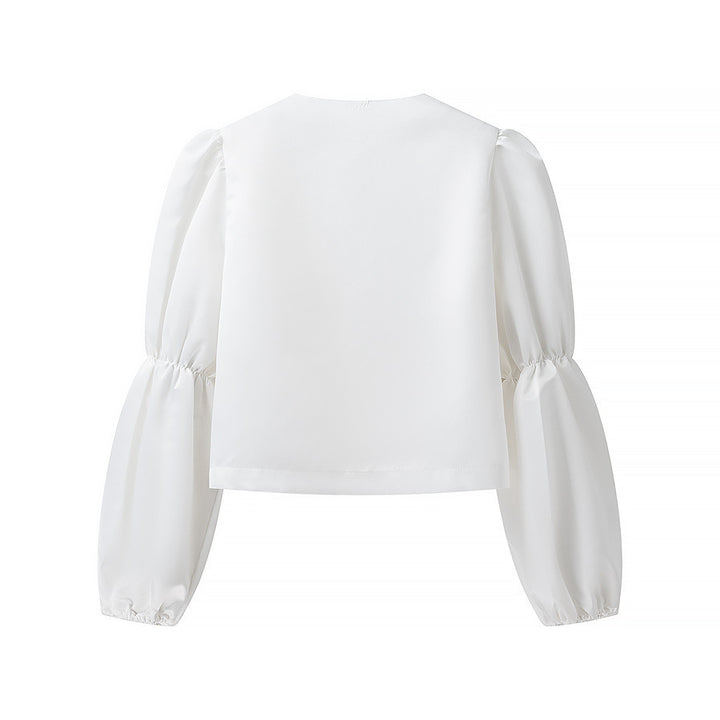 Blouse sur mesure élégante pour femmes avec des manches volumineuses Chic & Stil