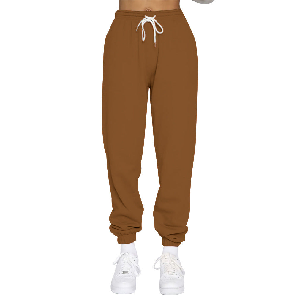 Comfortable women's joggers with adjustable waistband and elastic cuffs Lune London