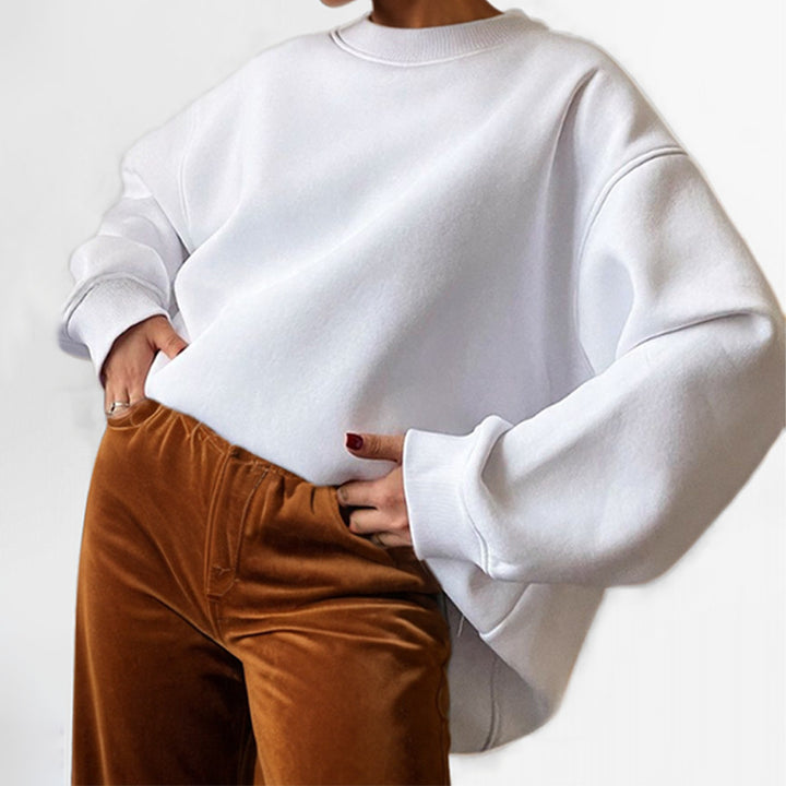 Sweatshirt surdimensionné pour femmes avec une coupe ample et un design décontracté Chic & Stil