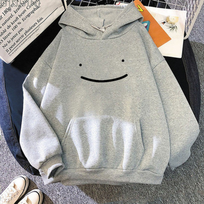 Women's hoodie with funny face motif Chic & Stil