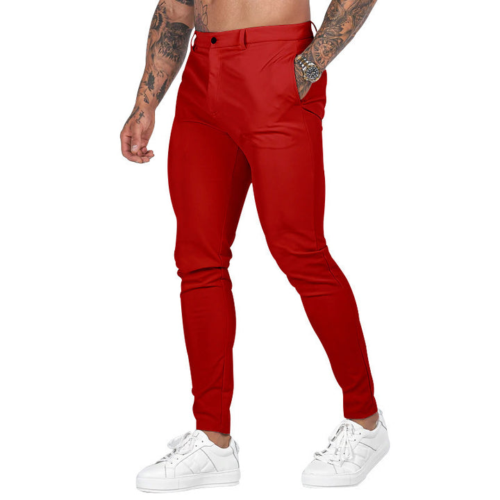 Slim-fit chinos for men from Lune London