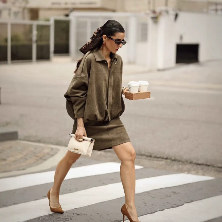 Oversized jacket for women in a casual chic style