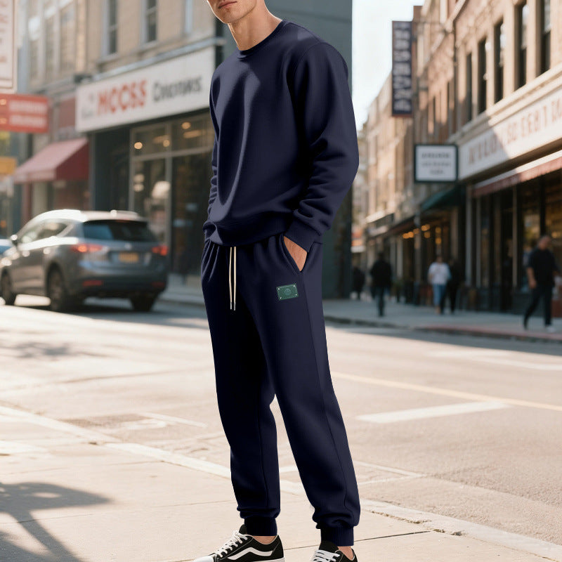 Casual sporty set for men with round neck and elastic waistband Lune London