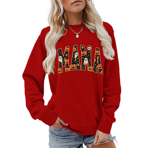 Sweatshirt femme avec design Halloween amusant et coupe confortable Chic & Stil