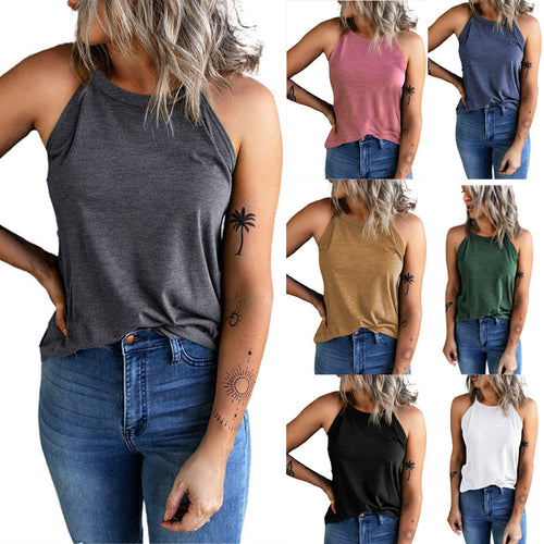 Ladies sporty tank top with modern chic and style