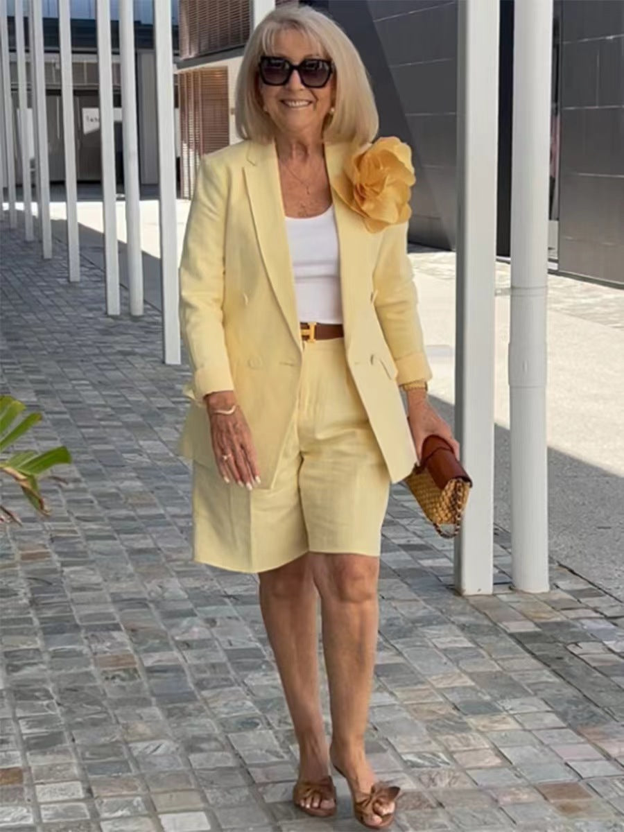 Ladies Elegant and modern blazer-shorts set Lune London