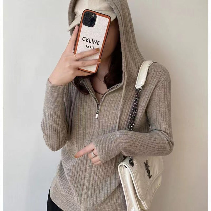Gilet femme avec capuche et fermeture éclair Chic & Stil