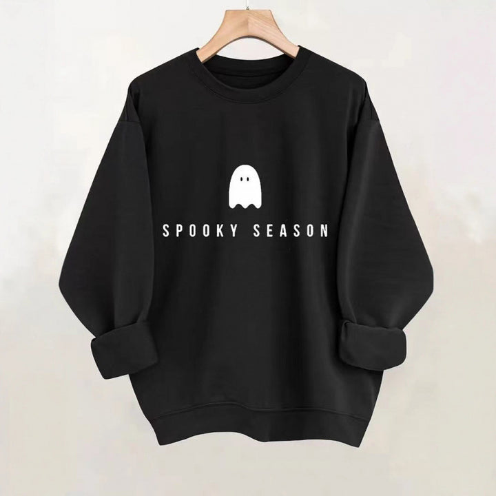 Women's sweatshirt with casual spooky design and soft inner fleece Lune London