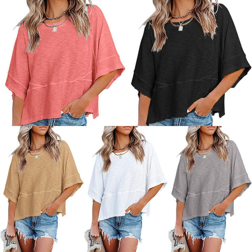 Chic and Stylish Quarter Sleeve Boxy Top for Women