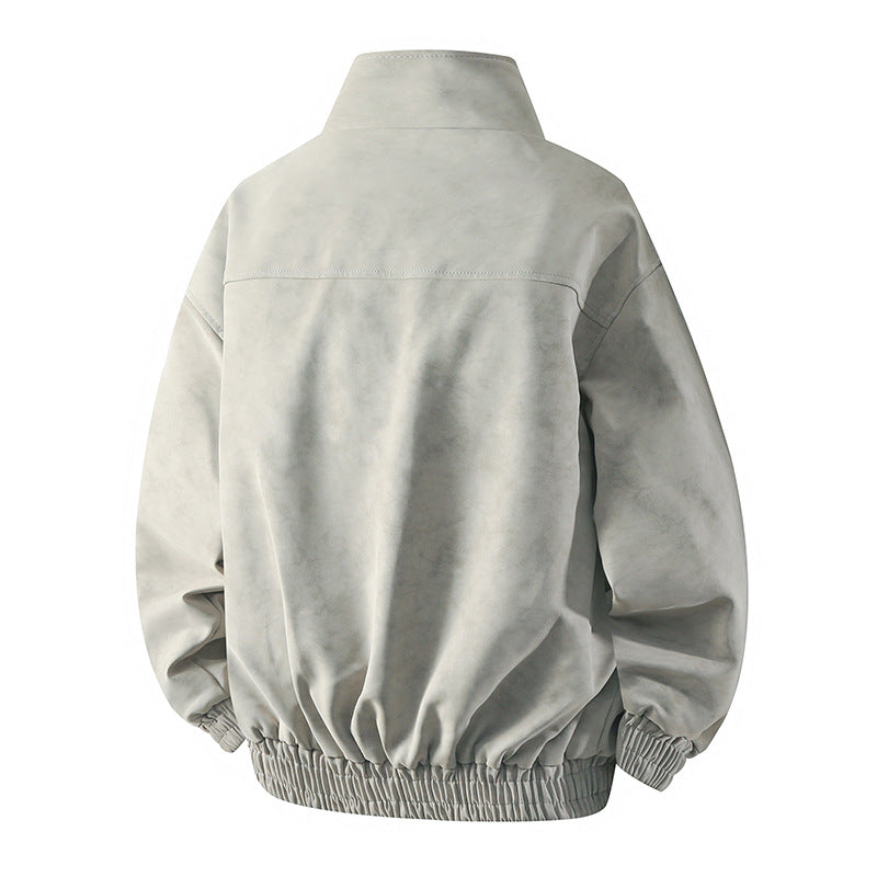 Men's transitional jacket with high collar and revitalizing lining Lune London