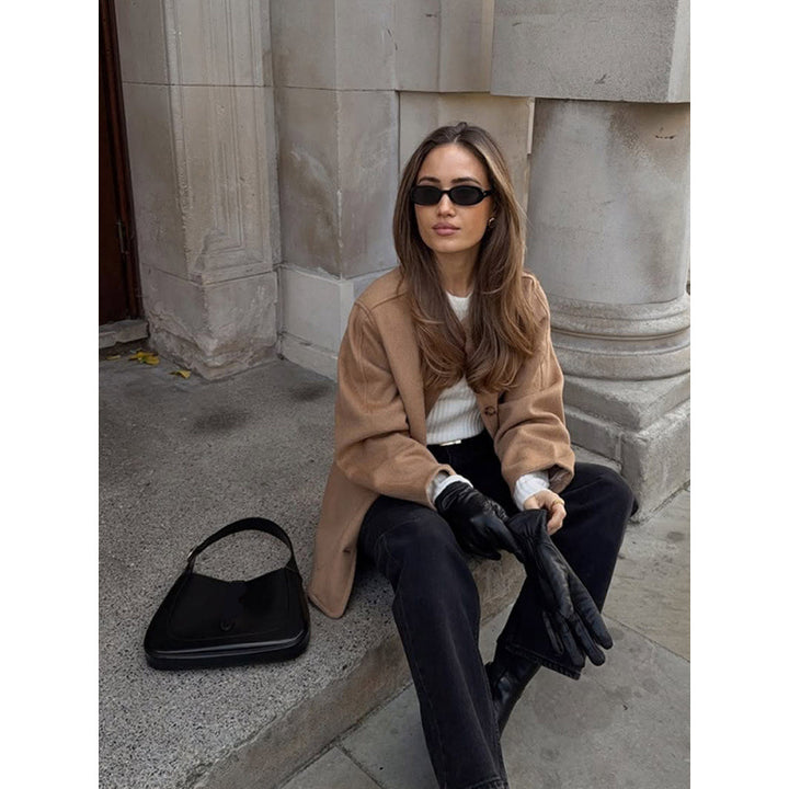 Women’s wrap jacket with a modern design and elegant details Lune London