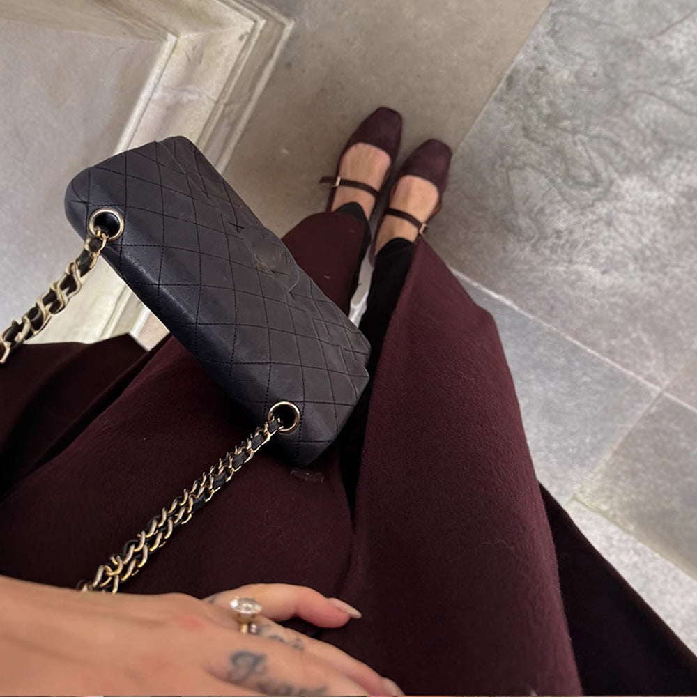 Ladies elegant over-jacket with asymmetric cut Amarae