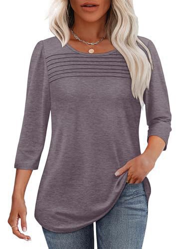 Women's Long Sleeve Shirt with Pleat Details Chic & Stil