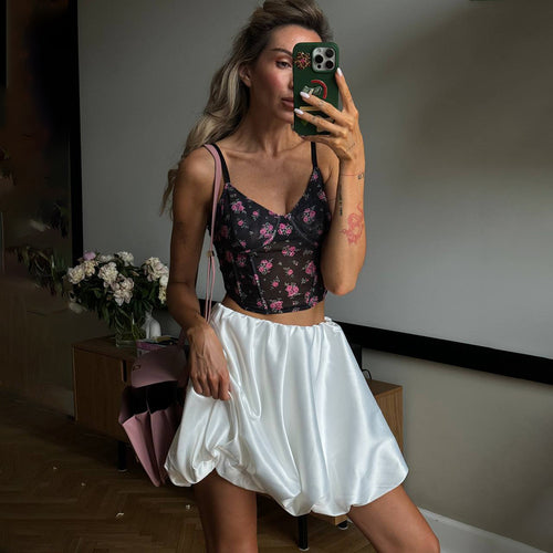 Poetic wrap dress for women with elastic waist and voluminous skirt Amarae