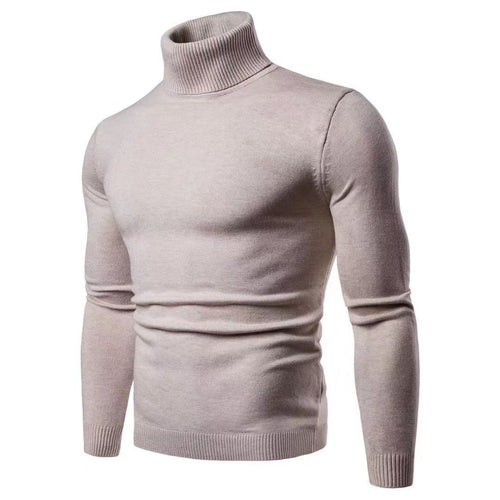 Elegant turtleneck pullover for men in fine merino wool Amarae
