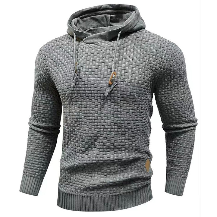 Men's hoodie with textured design Lune London