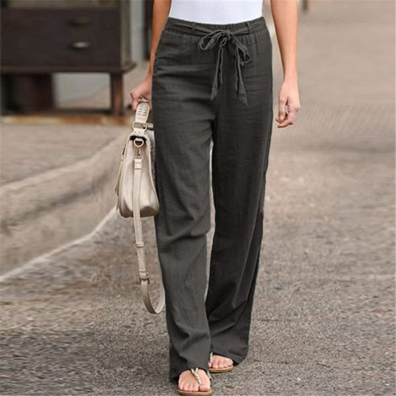 Women Lightweight Casual Summer Pants Lune London