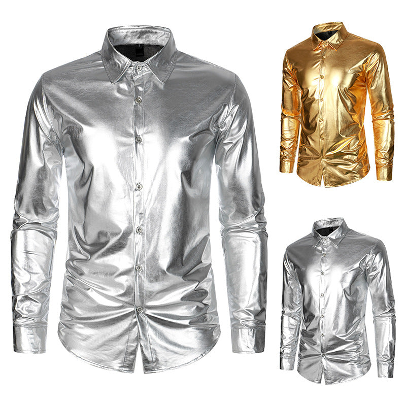 Men's Metallic Shirt Lune London