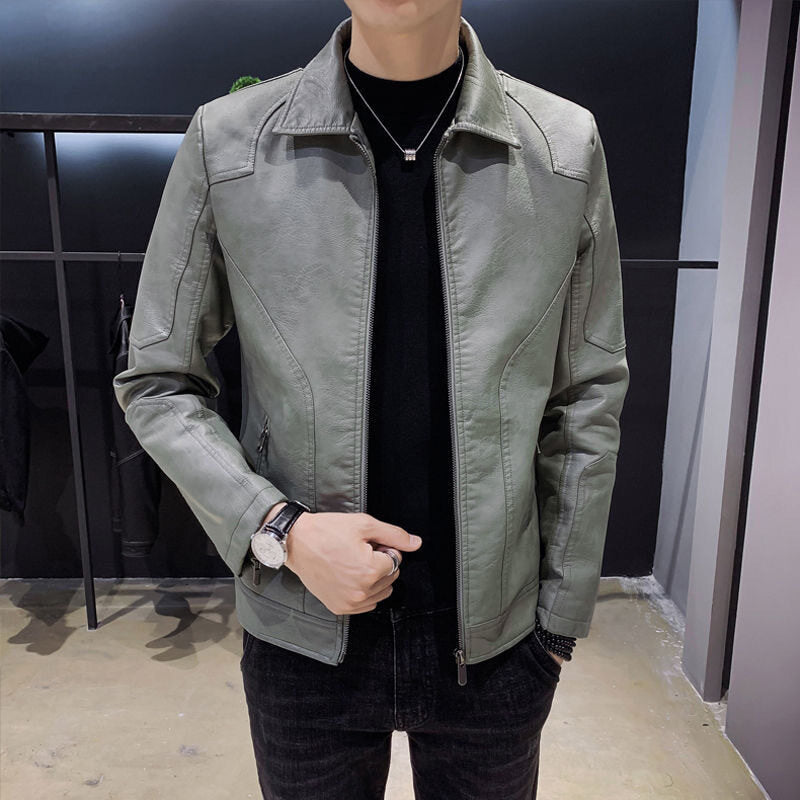 Casual faux leather jacket for men Amarae