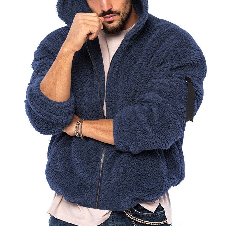 Hooded cozy teddy sweatshirt for men Lune London