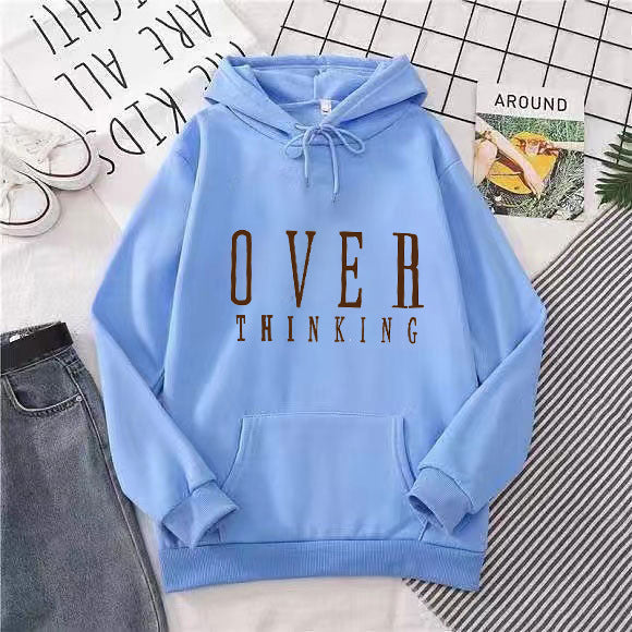 Women's hoodie with creative typography design Chic & Stil