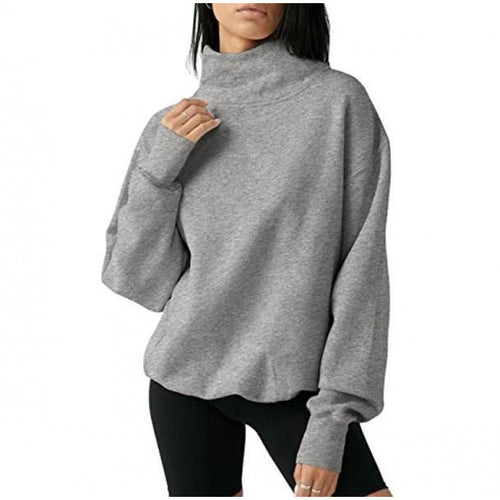 Dames Pull à col roulé oversize Chic & Stil