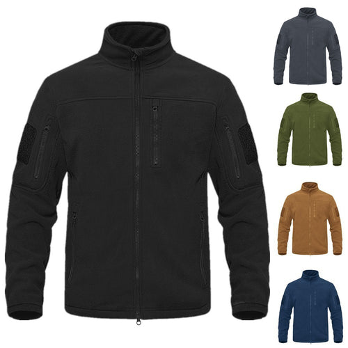 Fleece jacket for men with practical pockets Amarae