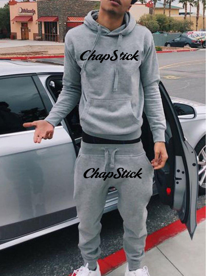 Women's hoodie and jogger set with modern inscription Amarae